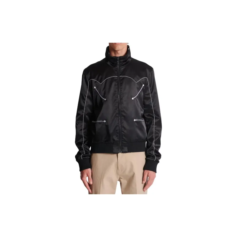 BALMAIN Stars Reversible Bomber Jacket-2