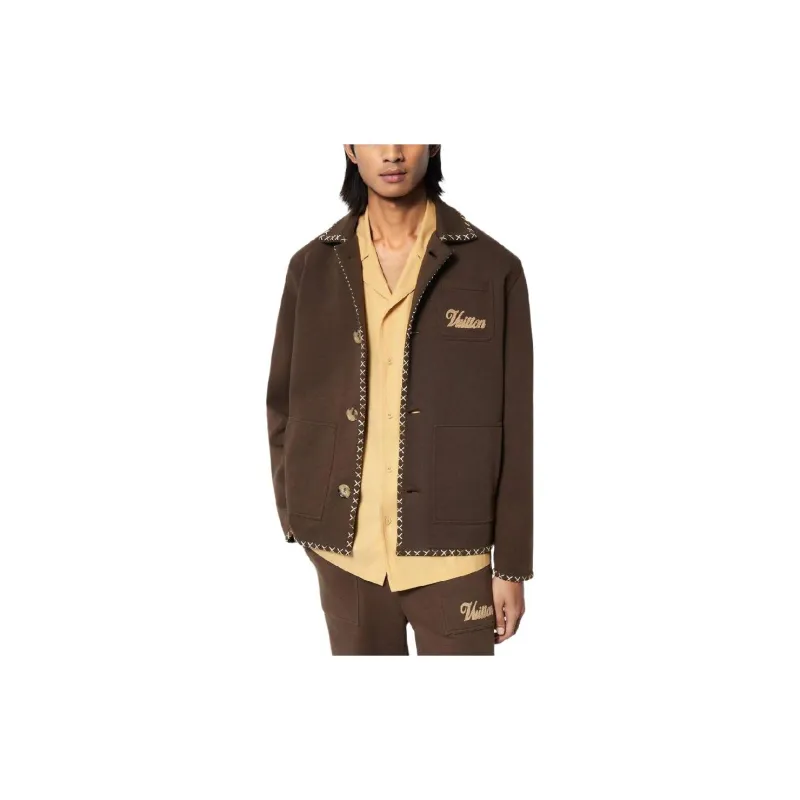 LOUIS VUITTON x Tyler SS24 Jackets Coats Men's Chocolate-3