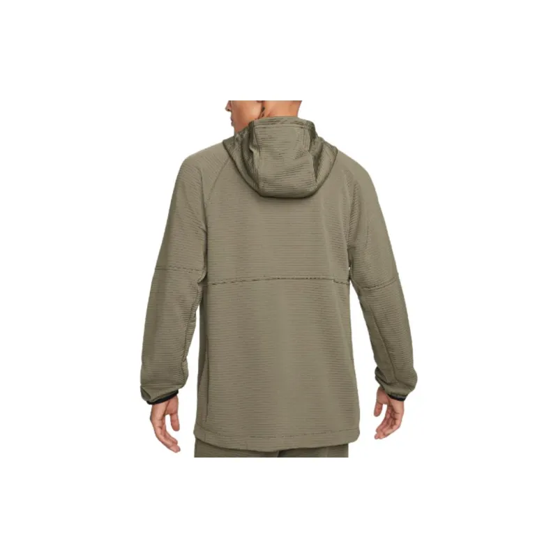 Nike Dri FIT Fleece Fitness Pullover Sweatshirt Men's Green-4