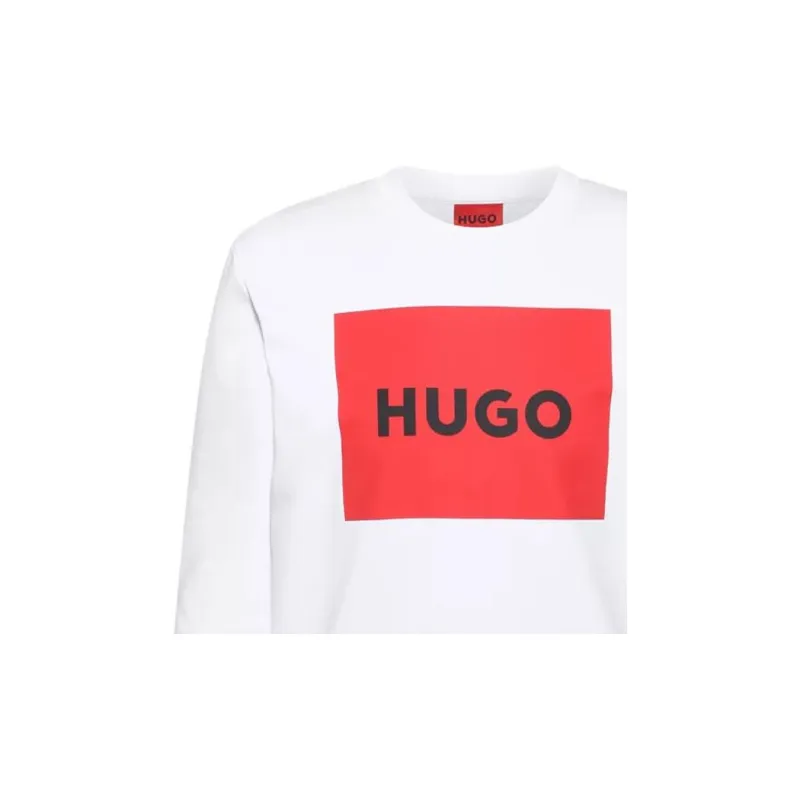 HUGO BOSS Logo print Cotton Sweatshirt-4