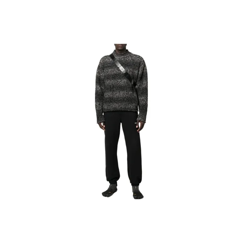 OFF WHITE Knitted Sweatpants Men Black-1