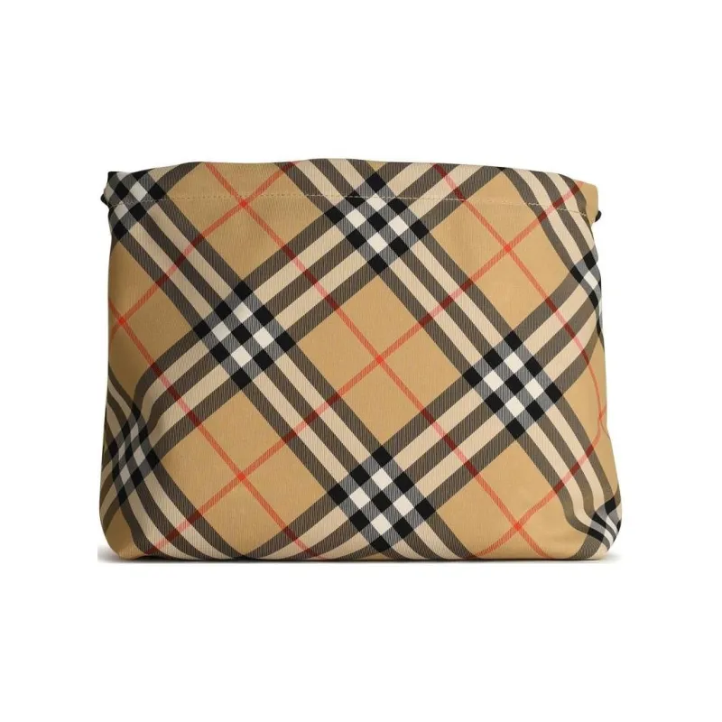 Burberry Polyester Clutch Men's Beige-2