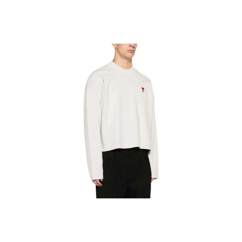 AMIPARIS Paris Ami De Coeur Logo Embroidered Knitted Jumper-3