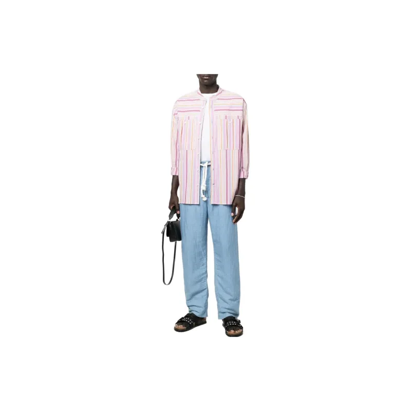 ISABEL MARANT Shirts Men Pink-2