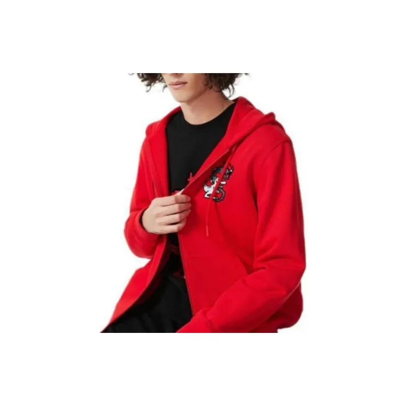LACOSTE Year Of The Dragon Chinese New Year Series Sweatshirts Unisex Red-2