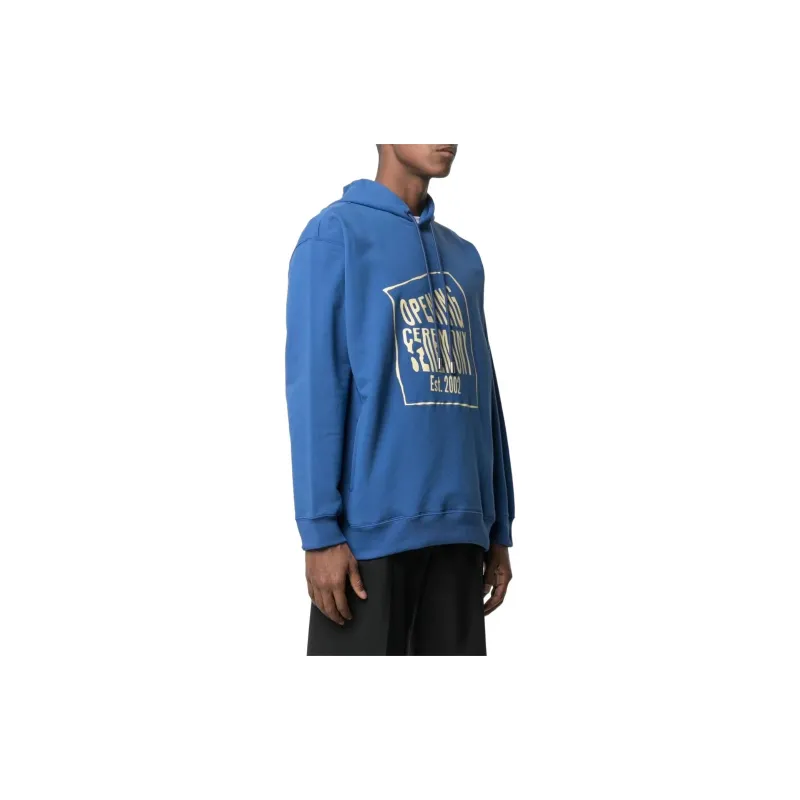 Opening Ceremony Warped Logo Printed Hoodie-3