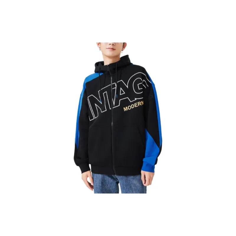 XTEP Vitality Series Sweatshirt Men's Jet Black/Phantom Blue-1