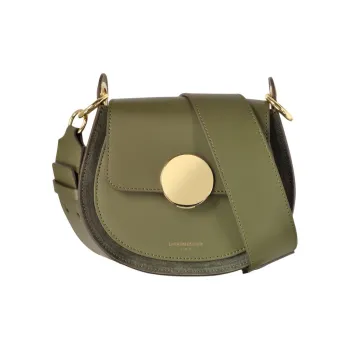 Le Parmentier Calfskin Crossbody Bag Shoulder Bag Regular Women's Army Green
