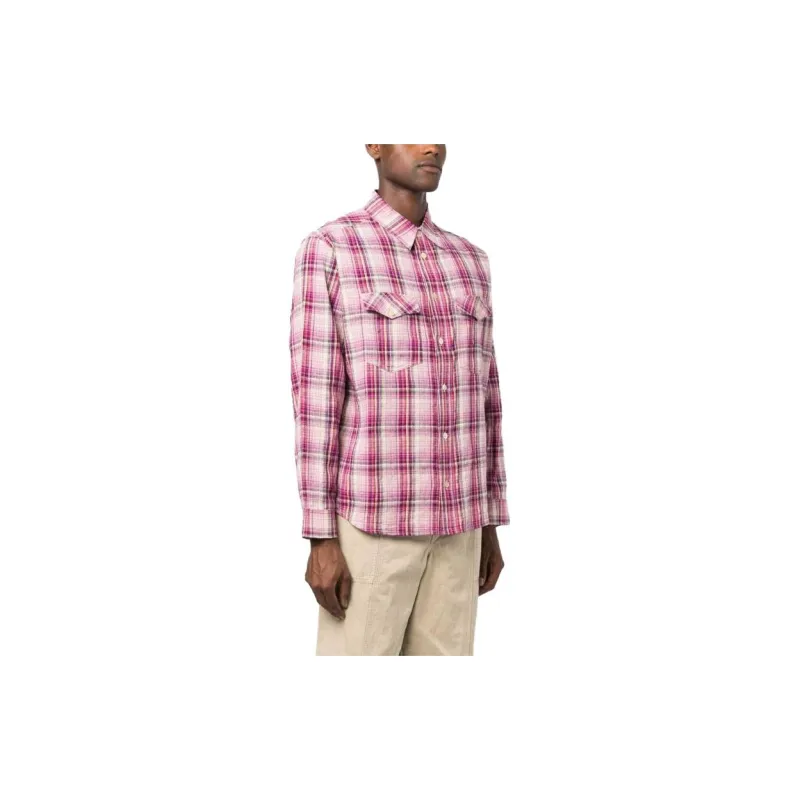 ISABEL MARANT Checked Long Sleeved Shirt-2