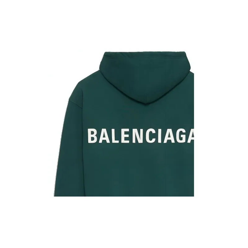 Balenciaga Sweatshirt Loose Fit Style Men's Plum Green-5