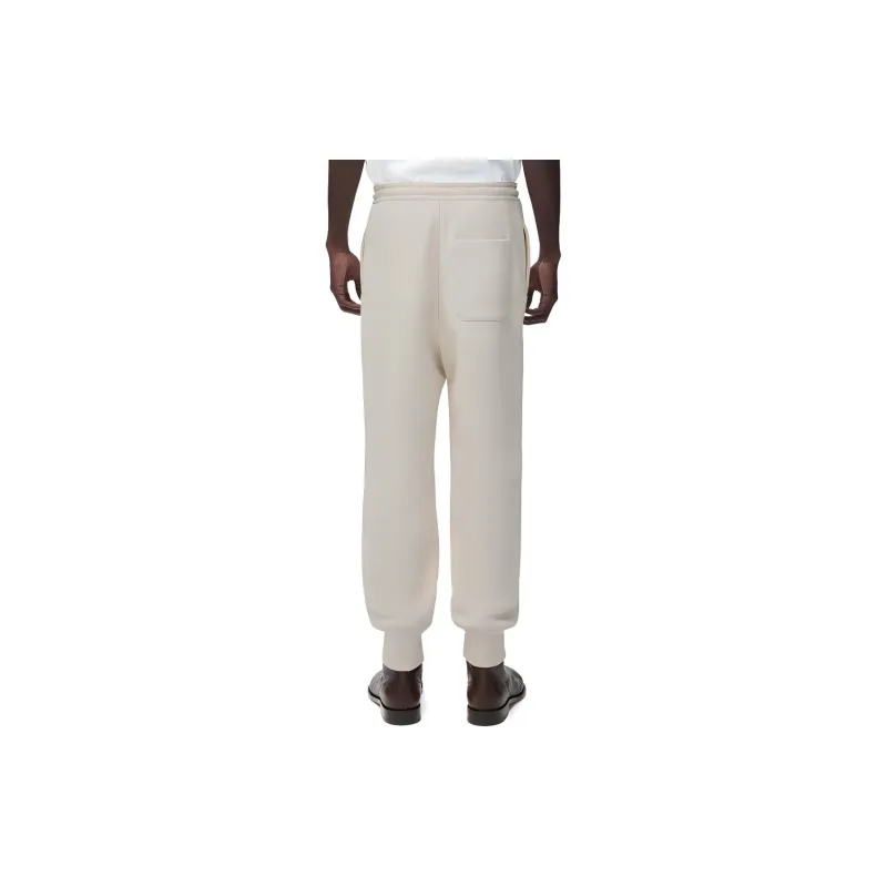 LOEWE SS24 Knitted Sweatpants Men's Ecru-2