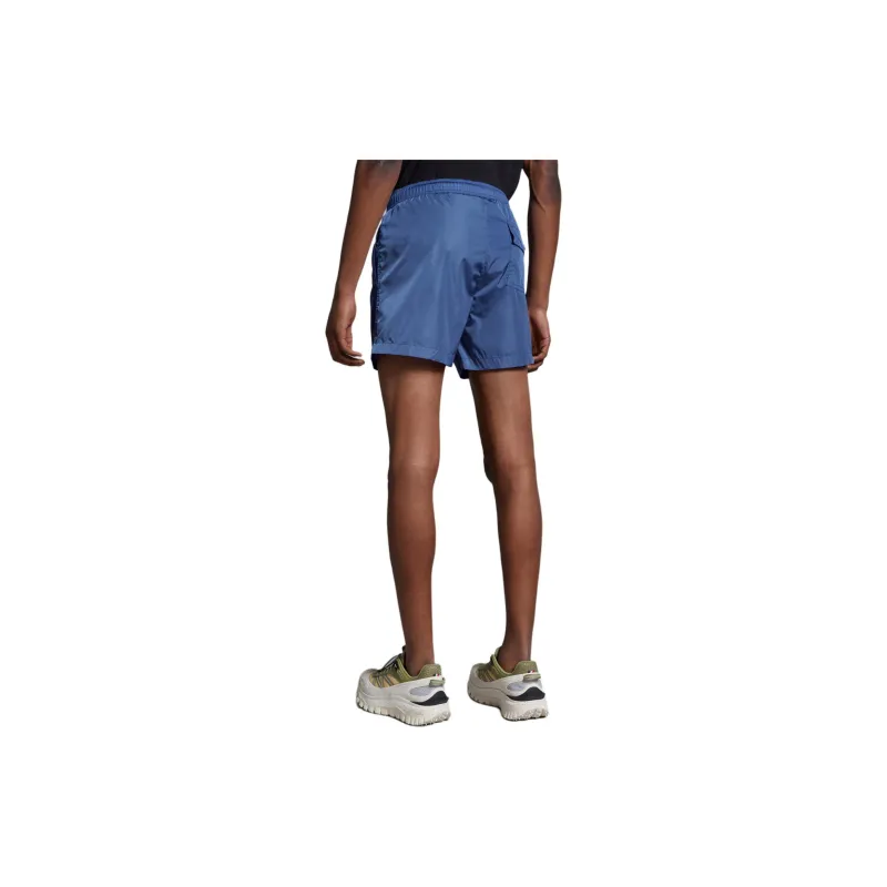 Moncler Button Detailed Logo Patch Swim Shorts-2