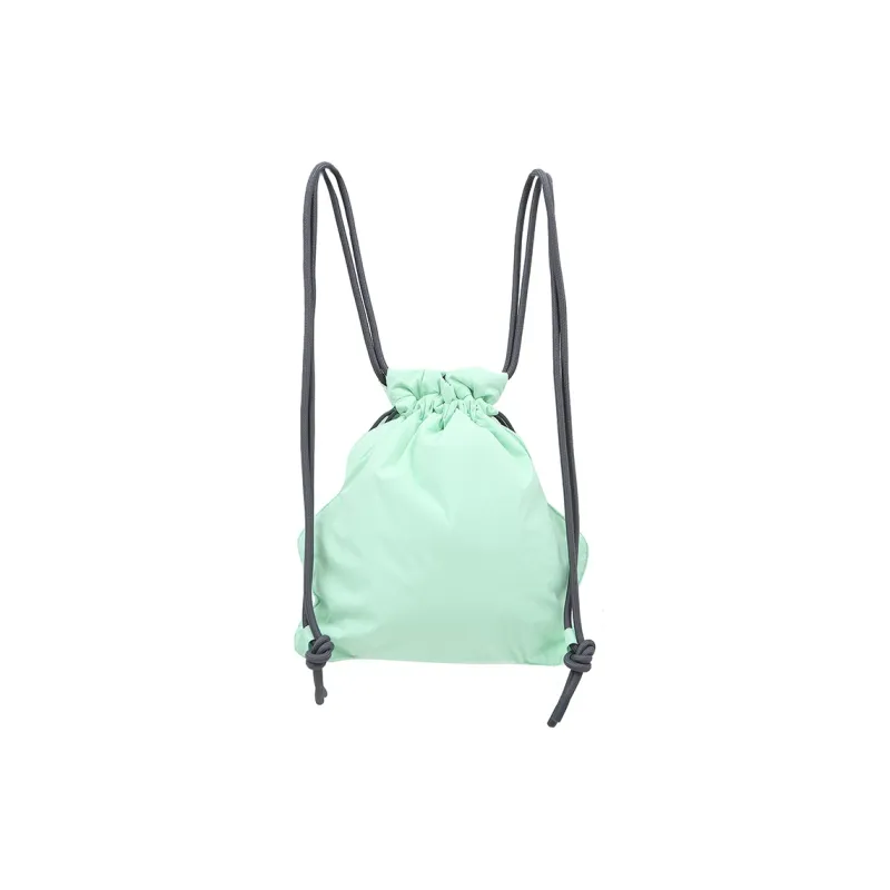 DANGEROUSPEOPLE Fabric Backpack Regular Unisex Green/Pink/Brown-1