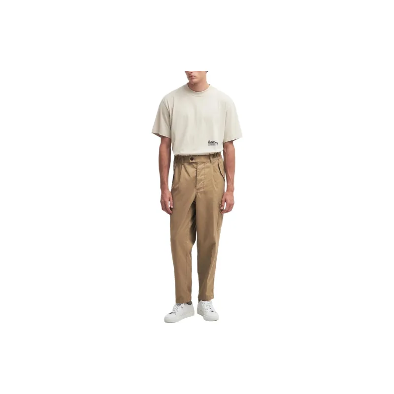 BARBOUR Faulkner Tapered Cargo Trousers Casual Pants Men's Khaki-1