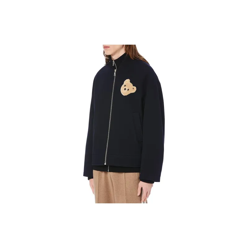 PALM ANGELS Jackets Men Blue Brown-4