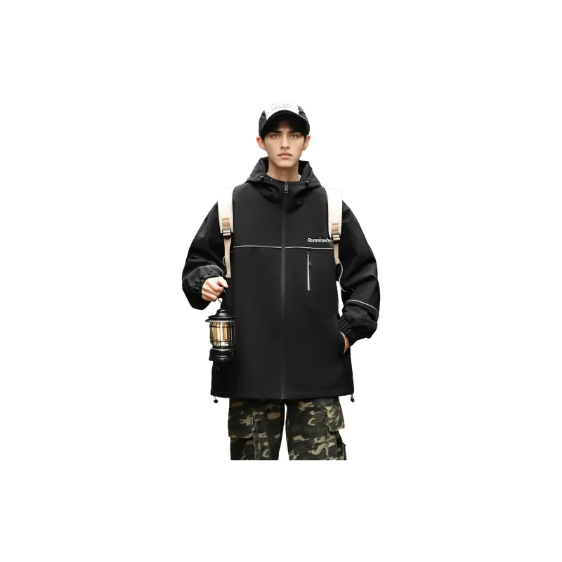 RUNNINWHEEL Jackets Coats Unisex Desert Yellow-4