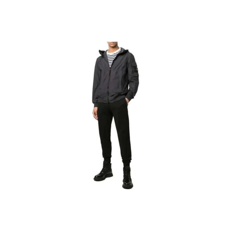 STONE ISLAND Compass patch Hooded Jacket-1