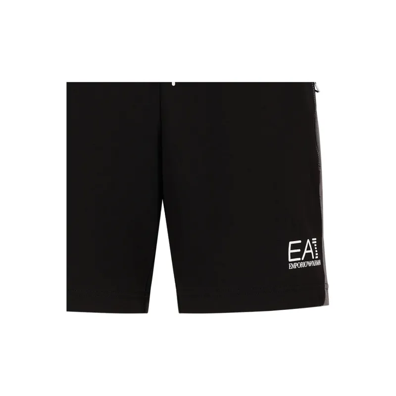 EMPORIO ARMANI EA7 SS24 Casual Shorts Men's Black-1