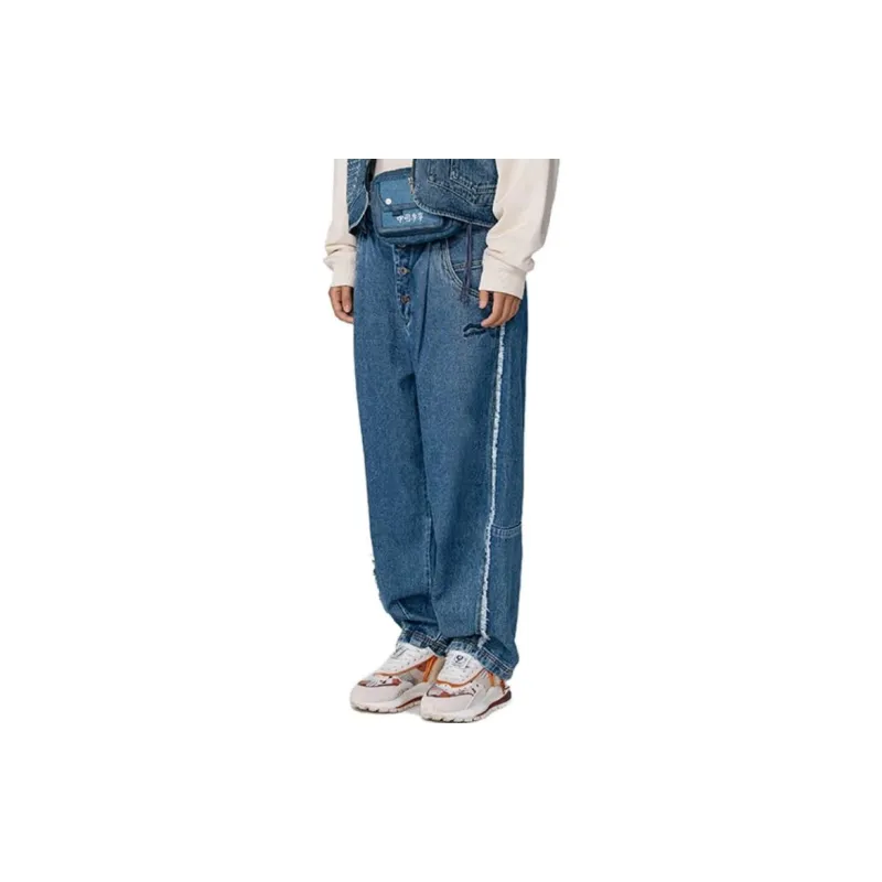 LiNing Jeans Men Blue-2