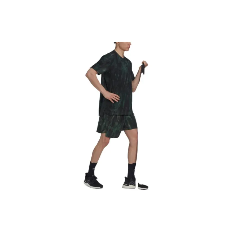 Adidas T-Shirts Men Dark Green-2