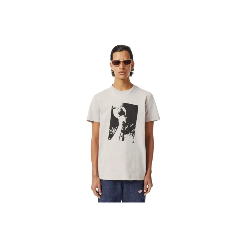 DIESEL Regular T-Shirt Men's White-1