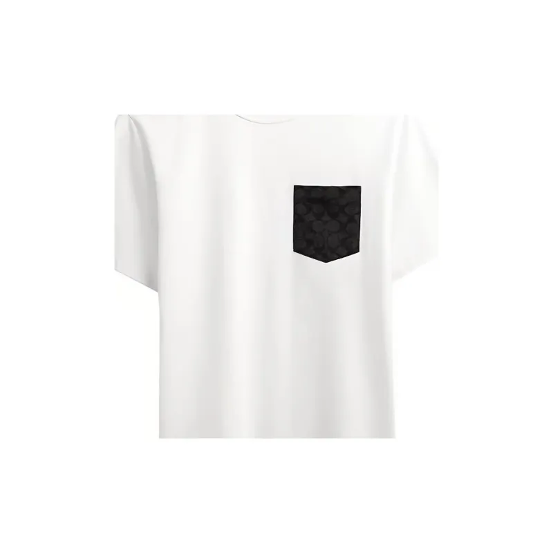COACH T Shirts Men White-4