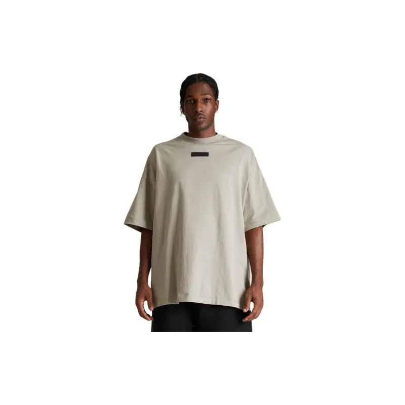 Fear Of God Essentials Tab Crewneck Tee 'SEAL'-5