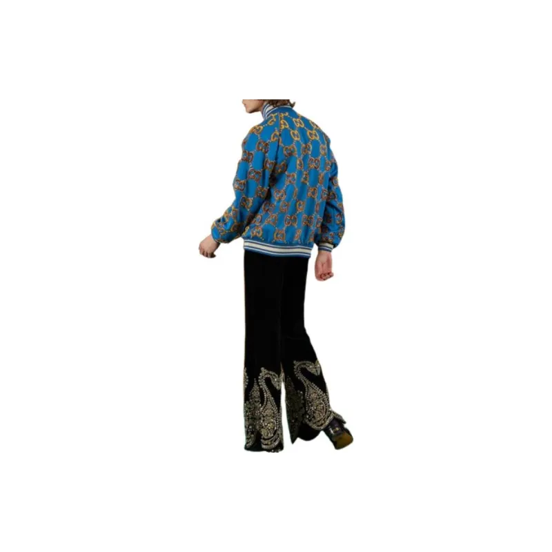 GUCCI Jackets Men Blue-1