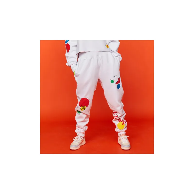 Hasbro X Champion X Hasbro Knitted Sweatpants Unisex White-3