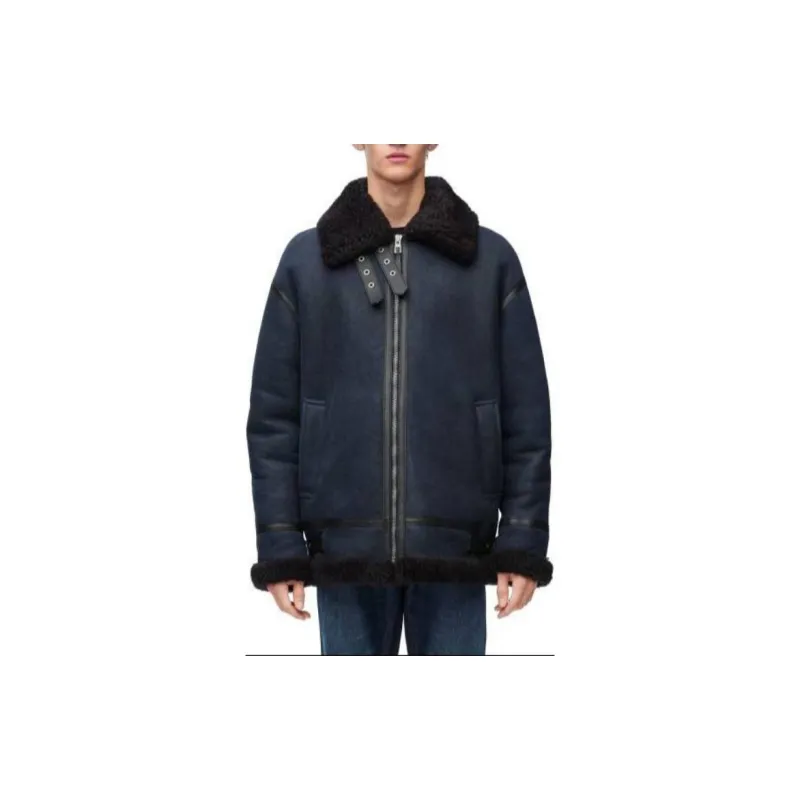 LOEWE Jackets & Coats Men's Navy Blue-1