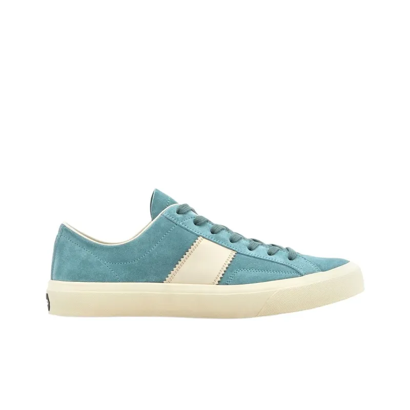 TOM FORD Cambridge Low Top Skateboard Shoes Men's Lake Blue-1