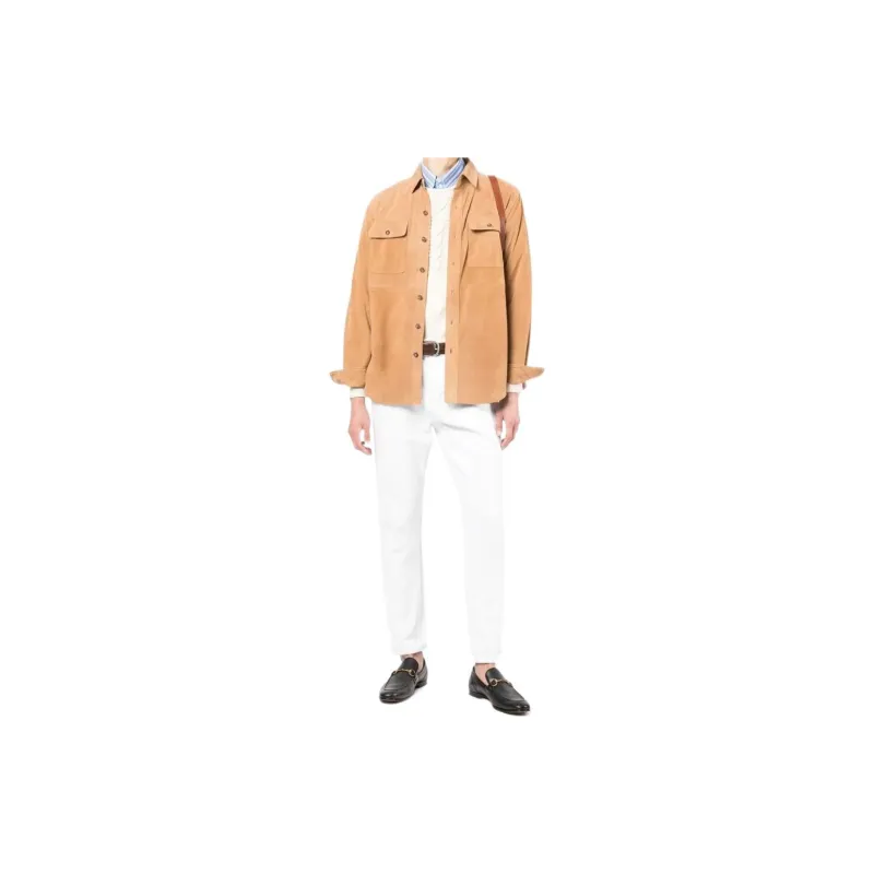 Polo Ralph Lauren FW22 Shirt Men's Beige-1
