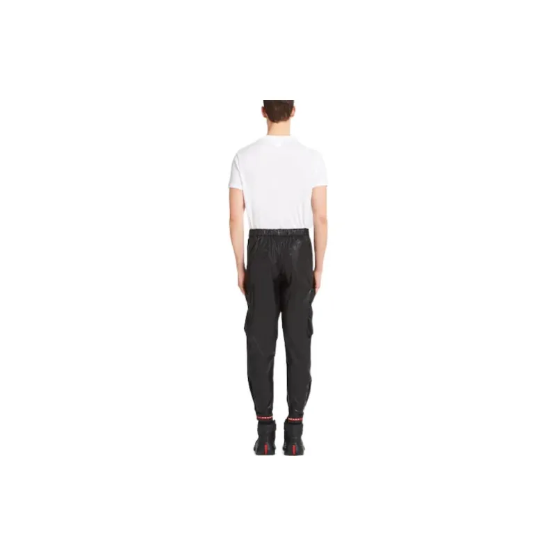 PRADA Cargo Pants Men Black-3
