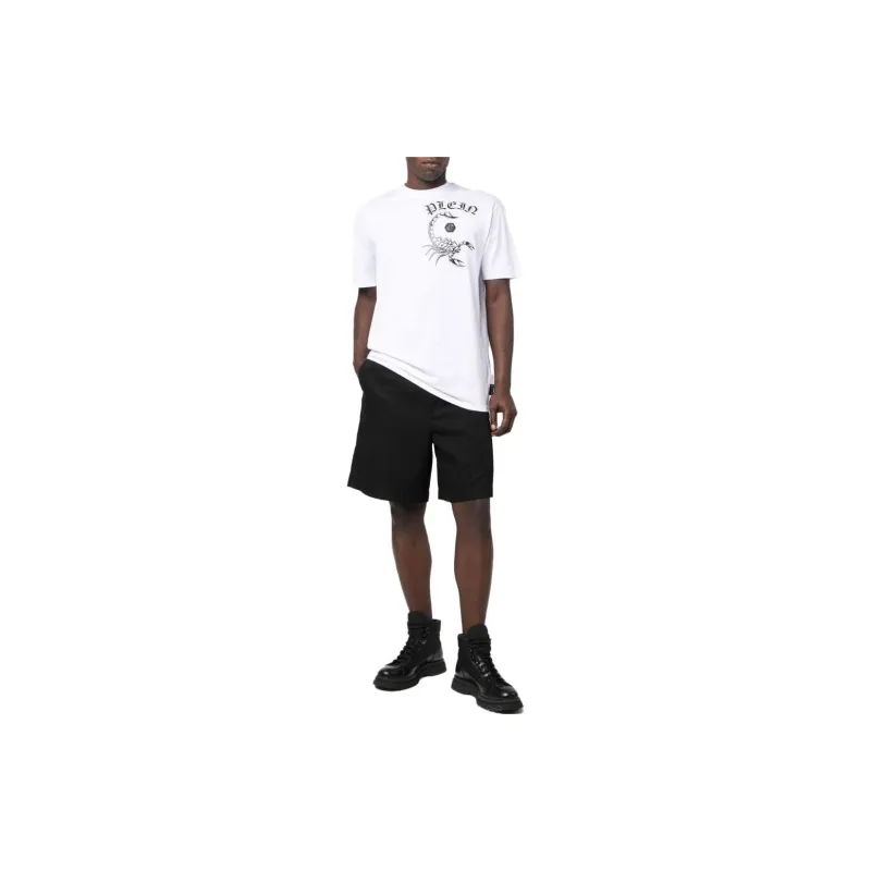 PHILIPP PLEIN Chest Logo print Detail T shirt-2
