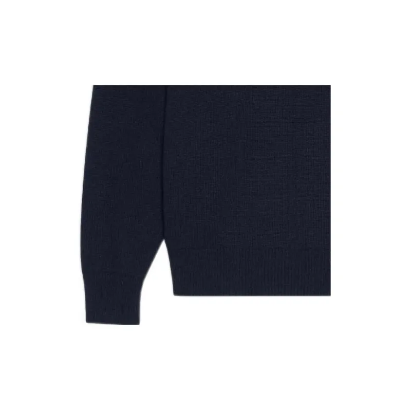 Balenciaga SS22 Cashmere Sweater Men's Dark Blue-7