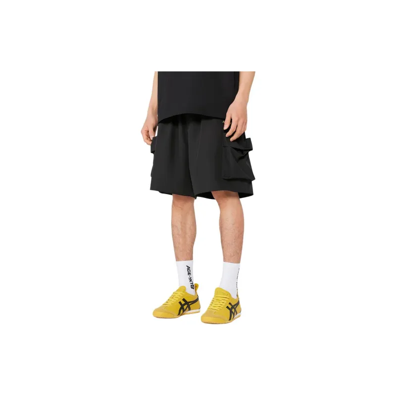 YK&YB Casual Shorts Men's Black-2