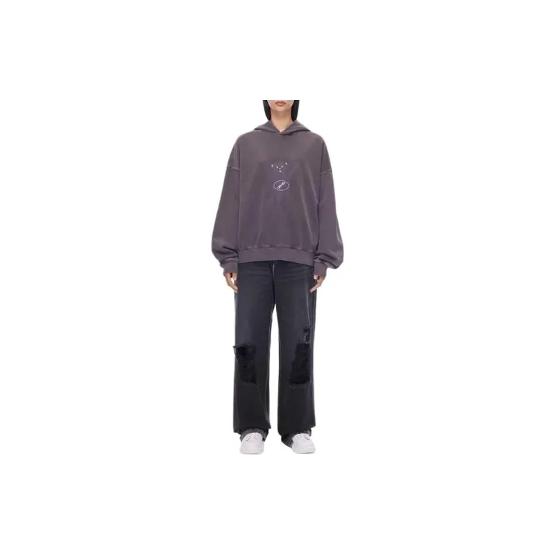 WE11DONE Graphic print Cotton Hoodie-1