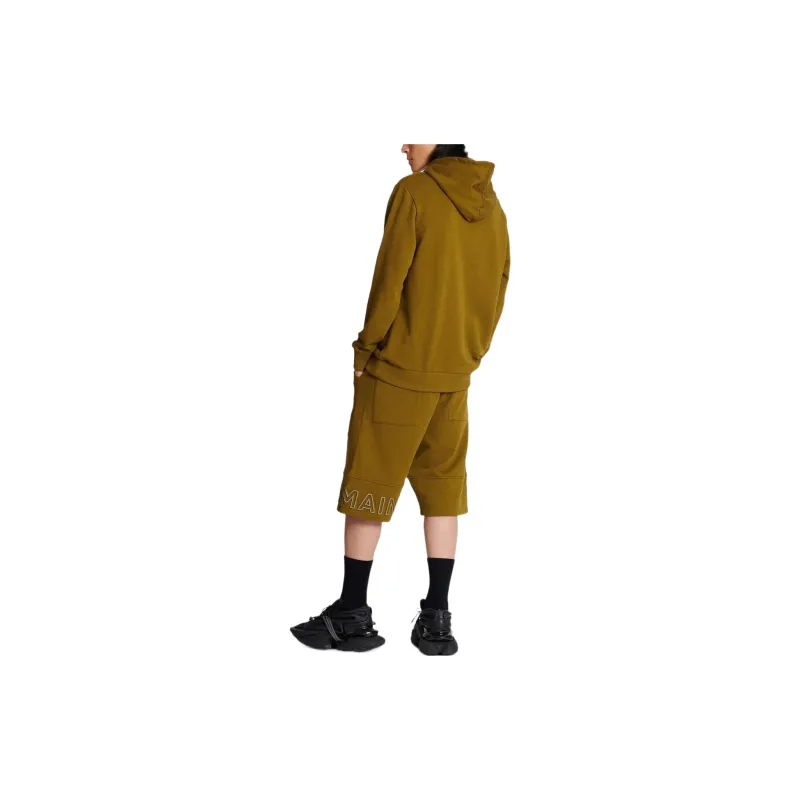 BALMAIN Reflective Logo Hoodie-2