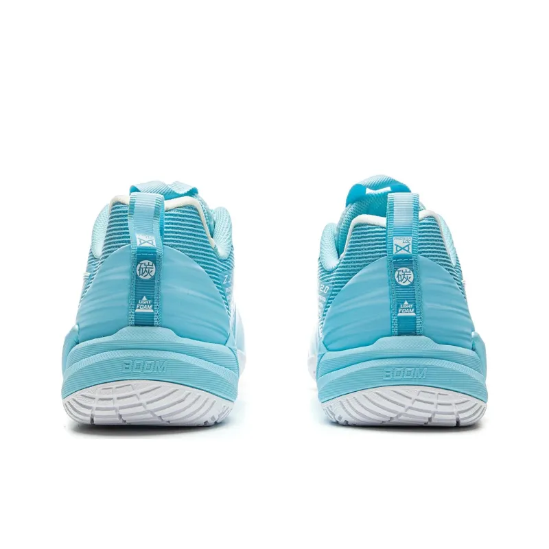 LiNing Anti-Slip Wear-Resistant Low-Top Badminton Shoes Unisex Blue-4