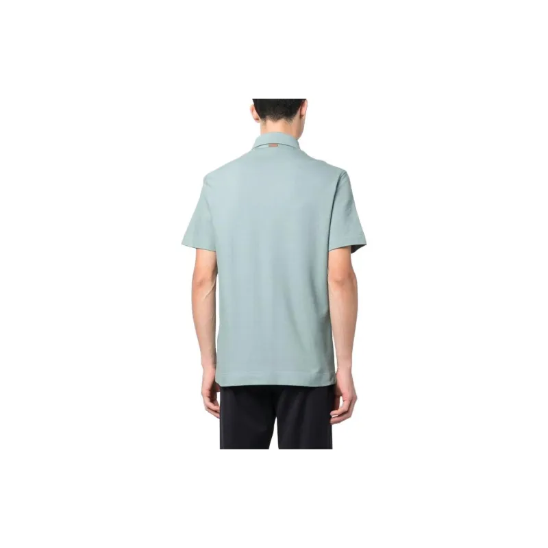 Zzegna Polo Shirts Men Blue-3