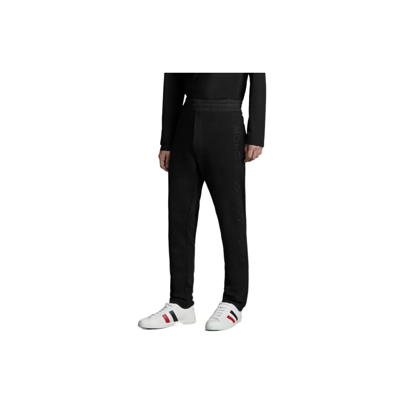 Moncler SS22 Knitted Sweatpants Men Black-3