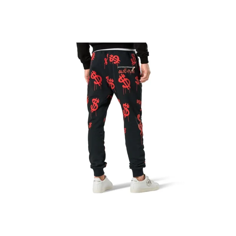 PHILIPP PLEIN Knitted Sports Pants Men's Black-3