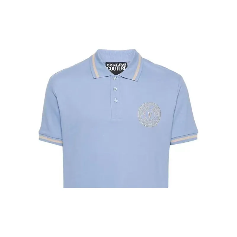 VERSACE JEANS COUTURE Logo embroidered Polo Shirt-5