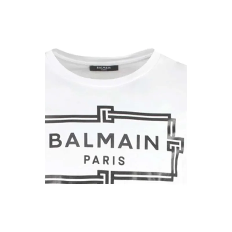 BALMAIN Oversized Printed T Shirt-4