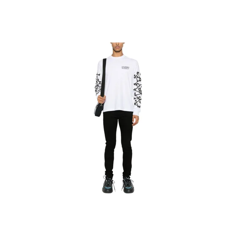 AMIRI Bones Stacked Long sleeve T shirt-1