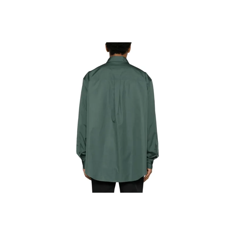 MOSCHINO SS24 Shirt Men's Dark Green-2
