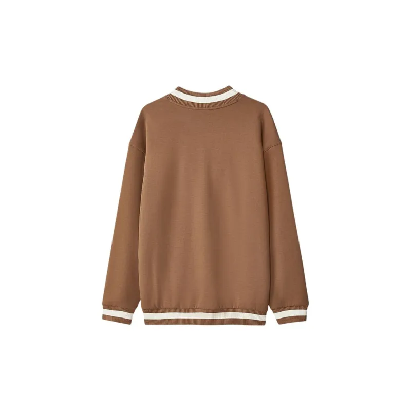 Skechers Sports Alliance Series Sweatshirt Men's Caramel Coffee-1
