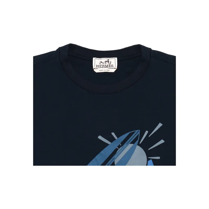 HERMES T Shirts Men Blue-11