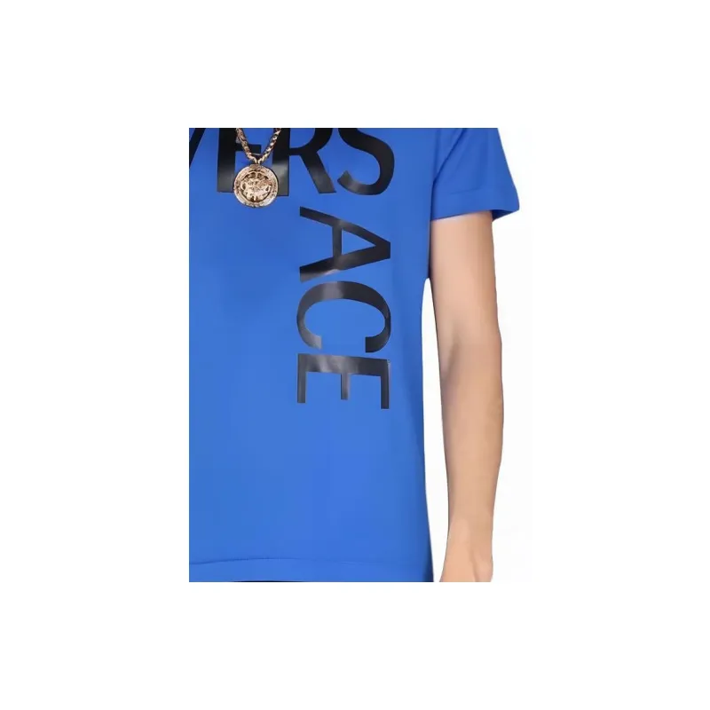 VERSACE T Shirts Men Blue-5
