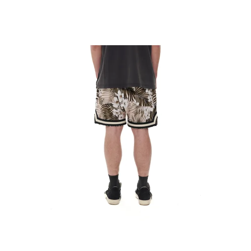 JUNGLE GURL Basketball Casual Lace Up Shorts Unisex Gold-4